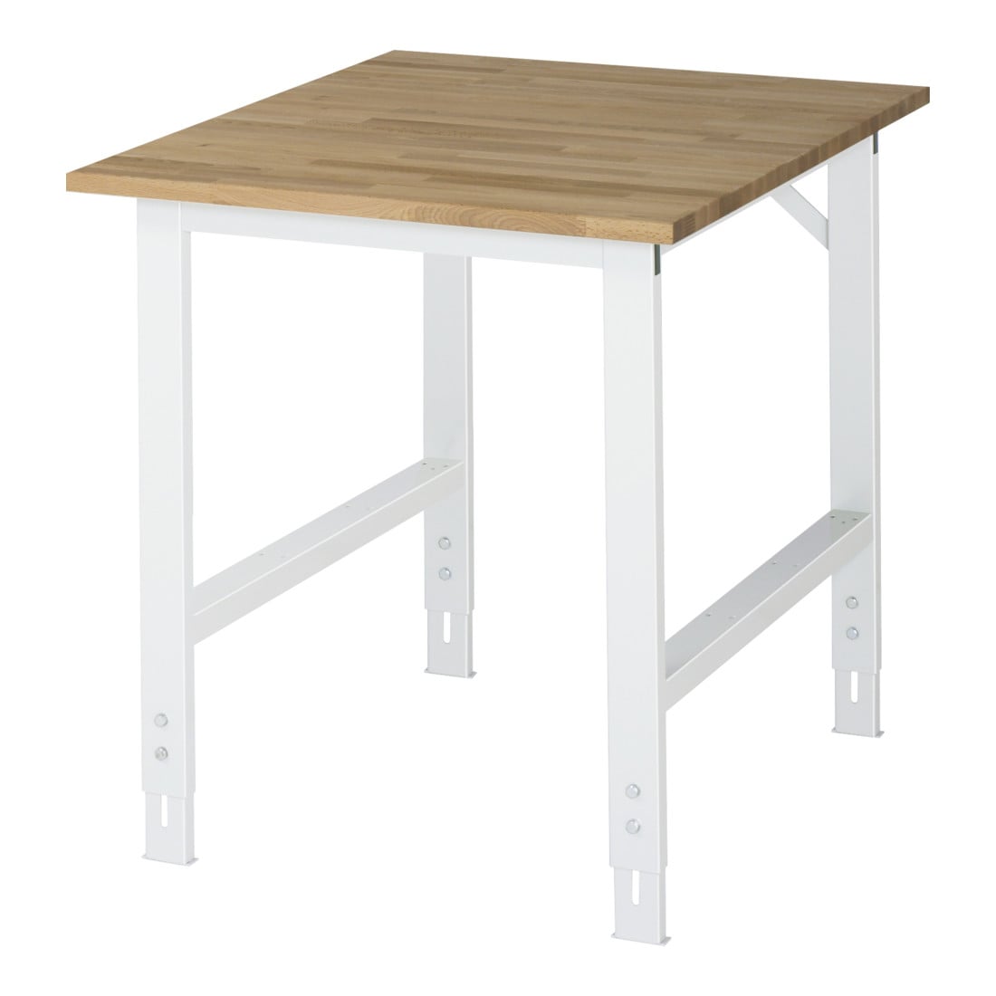 Table de travail en hêtre Rau LxPxH 750x1000x760-1080mm
