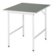 Table de travail Rau série Jessy, plan de travail avec revêtement en linoléum/universel-1