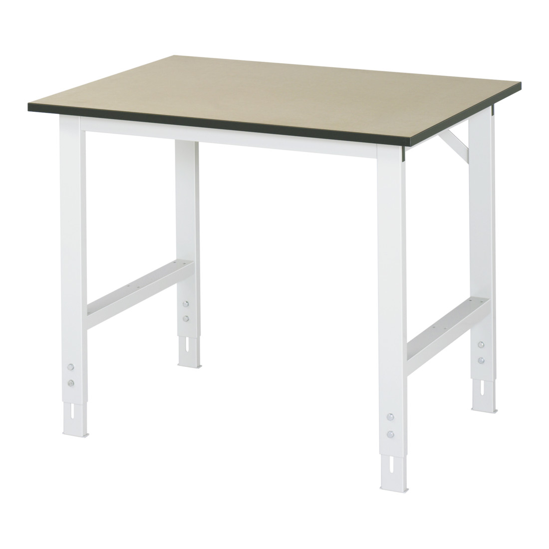 Table de travail MDF Rau LxPxH 1000x800x760-1080mm