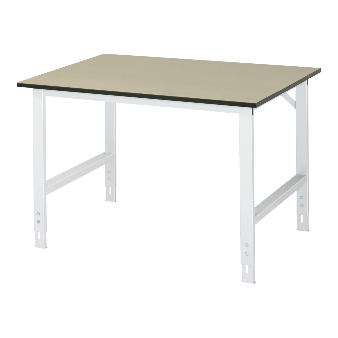 Table de travail MDF Rau LxPxH 1250x1000x760-1080mm
