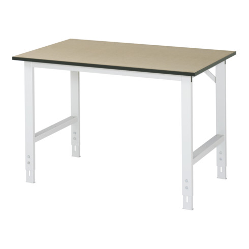 Table de travail MDF Rau LxPxH 1250x800x760-1080mm