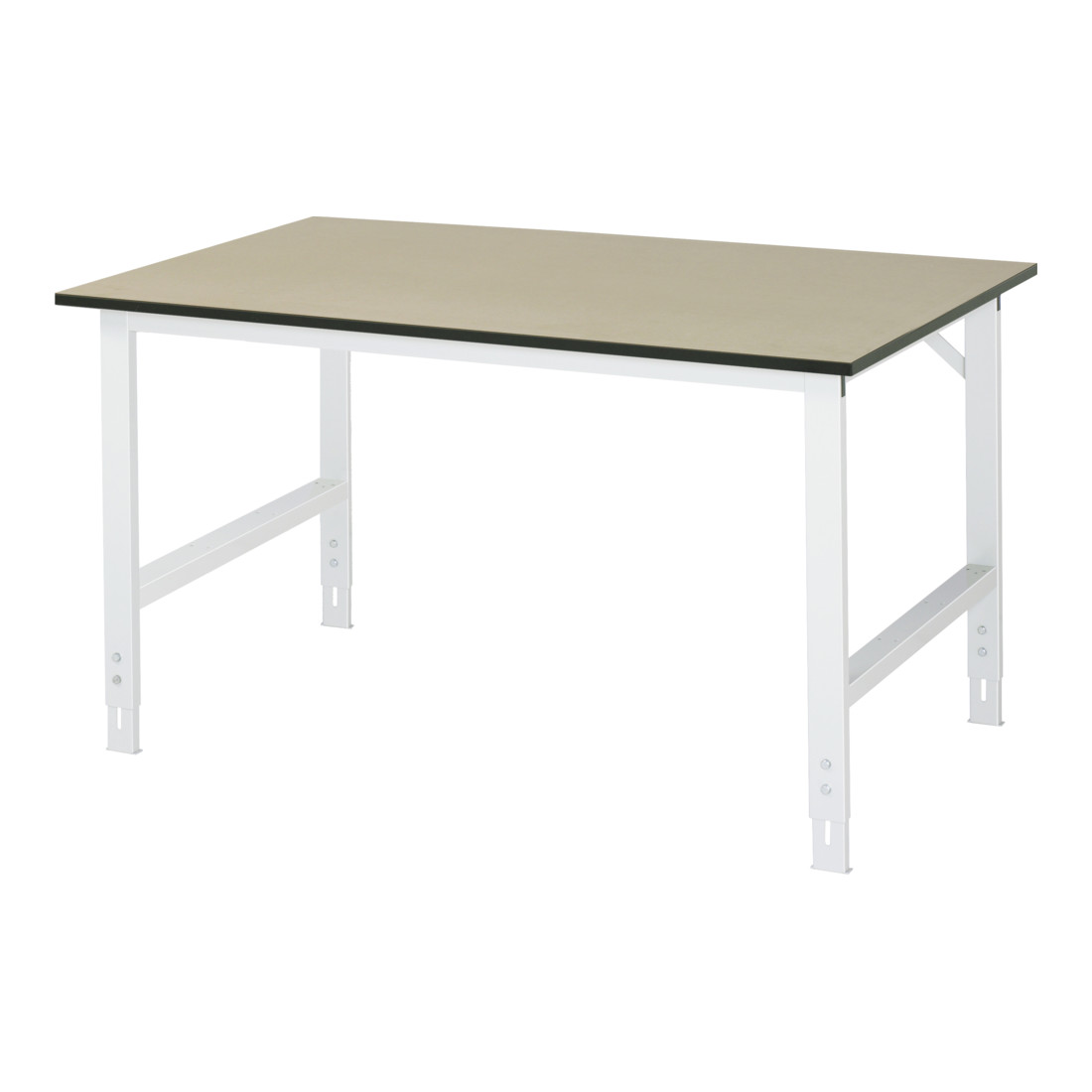 Table de travail MDF Rau LxPxH 1500x1000x760-1080mm