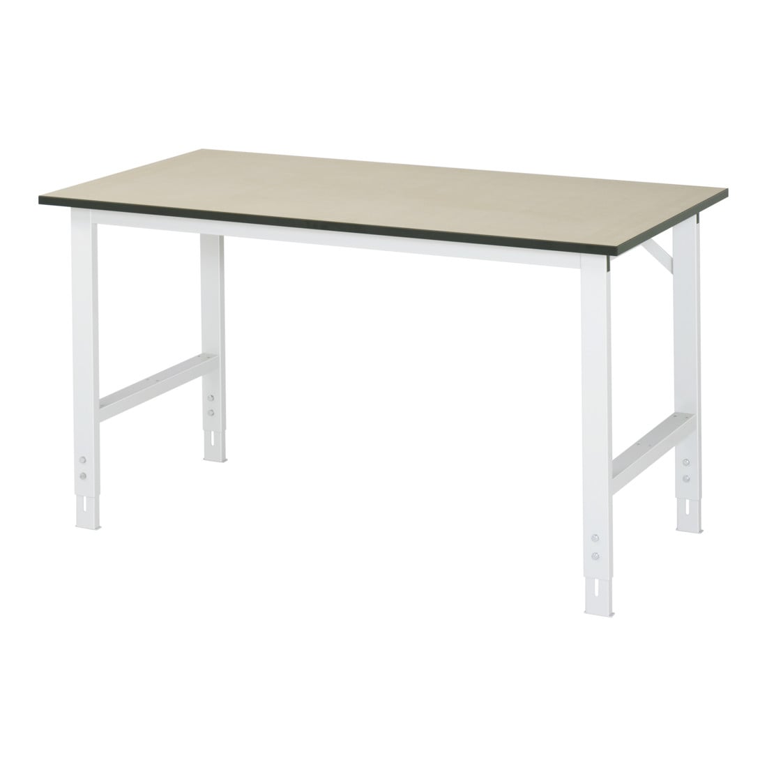 Table de travail MDF Rau LxPxH 1500x800x760-1080mm