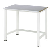Table de travail Rau en tôle d'acier WxDxH 1000x800x825 mm
