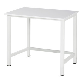 Rau Table de travail modèle 900 avec plateau mélaminé H×I 825×800 mm