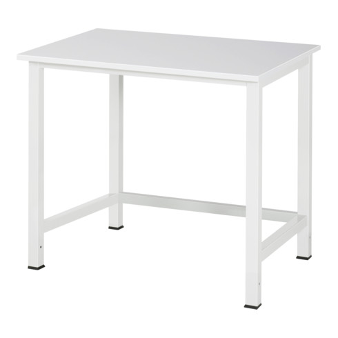 Rau table de travail modèle 900 avec plateau en MDF, HxP 825x800 mm