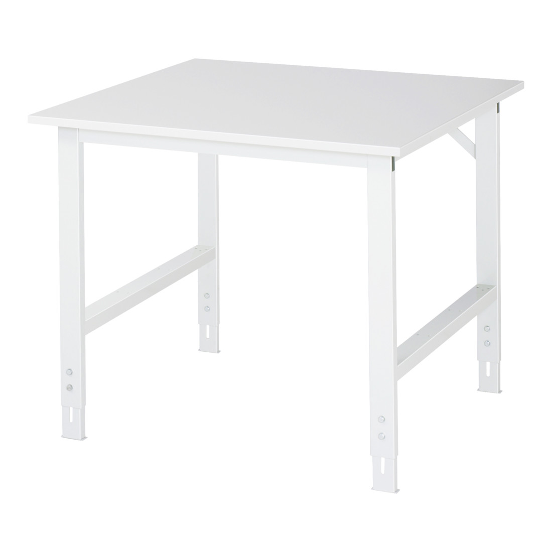 Table de travail Rau Tom LxPxH 1000x1000x760-1080mm