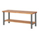 Table de travail STIER Premium avec plateau de rangement, lxPxH 2 000x700x840 mm-1
