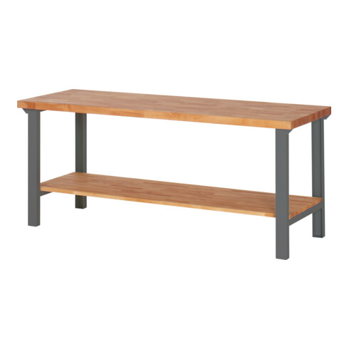 Table de travail STIER Premium avec plateau de rangement, lxPxH 2 000x700x840 mm