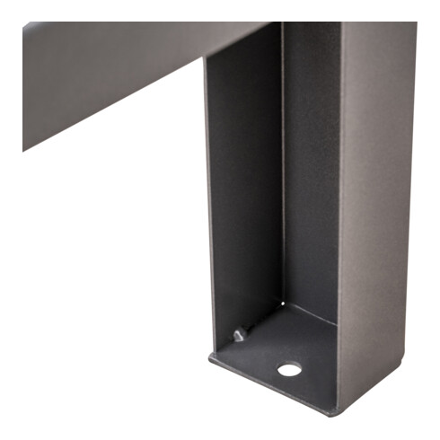 Table de travail STIER Premium avec plateau de rangement, lxPxH 2 000x700x840 mm