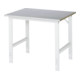 Table de travail Rau Tom, hauteur réglable manuellement en continu de 760 à 1080 mm, plateau en tôle d'acier-1
