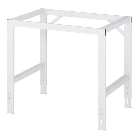 Table de travail Rau Tom, hauteur réglable manuellement en continu de 760 à 1080 mm, plateau en tôle d'acier