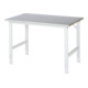 Table de travail Rau Tom, hauteur réglable manuellement en continu de 760 à 1080 mm, plateau en tôle d'acier-1