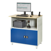 Table d'ordinateur Rau sans boîtier d'écran fixe LxPxH 1100x800x1100mm-4