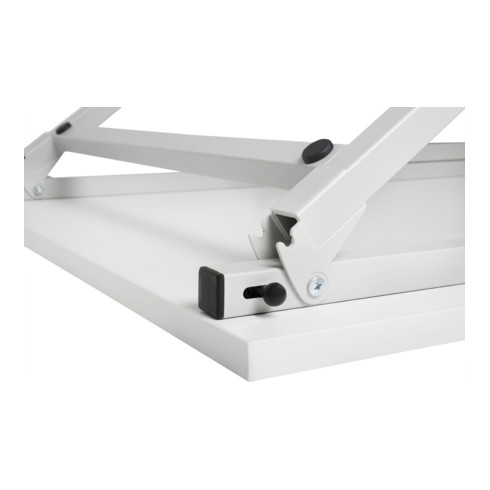 STIER Table pliante gris clair 720 mm