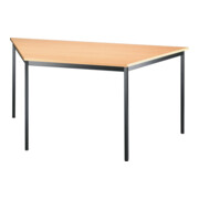 Table trapèze en hêtre