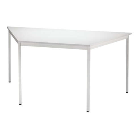 Table trapèze gris clair