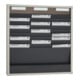 Tableau à fiches H750xl720xP75 mm 3 rangées avec 10 compartiments-2