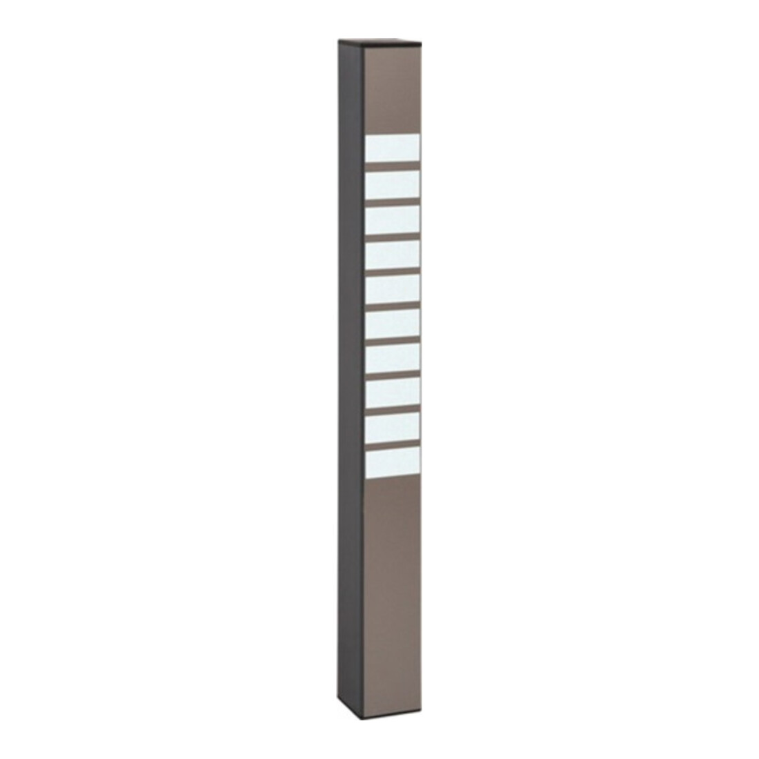 Tableau à fiches H750xl80xP75 mm index avec 10 compartiments