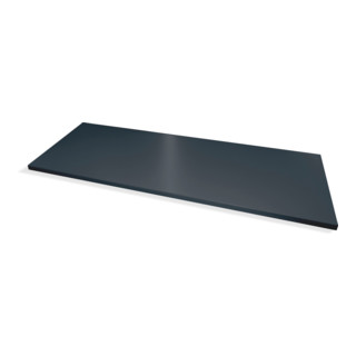 Tablette C+P laquée pour armoire de classement avec volet roulant B800xT420mm couleur gris noir