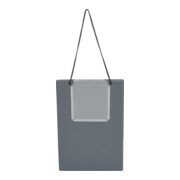 Tablette de fiche travaux DIN A 4, grise-3