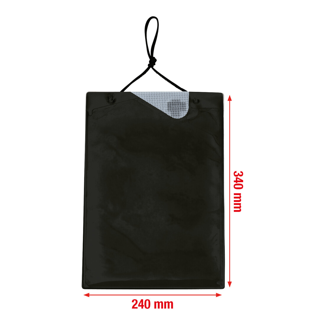 Tablette de fiche travaux DIN A 4, noire