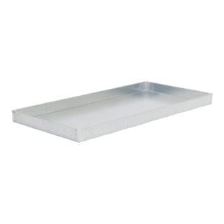 Tablette en forme de bac de rétention Bito l 995 x l 495 x H 60 finition galvanisée