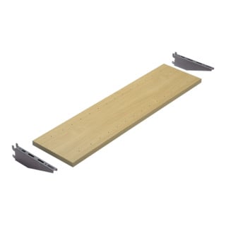 Tablettes supérieures Bito Ø 7 mm finition hêtre