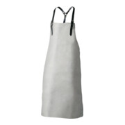 Tablier à bavette L. env. 100 x l. env. 80 cm marron clair cuir refendu