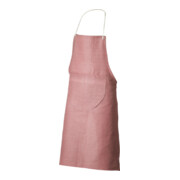 Tablier en toile L. env. 100 x l. env. 80 cm brun rouge 100 % CO
