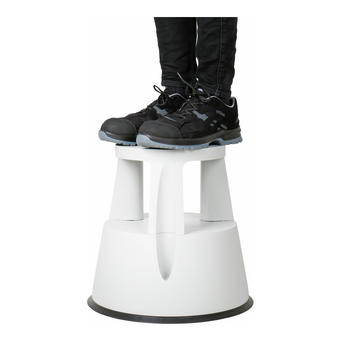 Tabouret à roulettes en plastique STIER