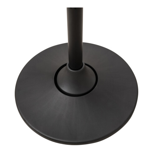 Tabouret multiposition STIER avec siège-selle bleu, hauteur d'assise 510-700 mm