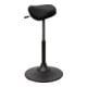 Tabouret multiposition STIER avec siège-selle noir, hauteur d'assise 510-700 mm