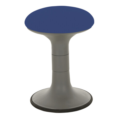 Tabouret rembourré Stier bleu avec effet de balancement