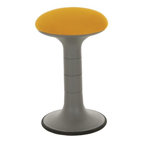 Tabouret rembourré Stier orange avec effet de balancement