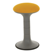 Tabouret rembourré Stier orange avec effet de balancement