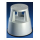 Tabouret roulant Ku. gris clair H. avec/sans charge 425/430 mm D. dessus 290 mm D. dessous 440 mm-1
