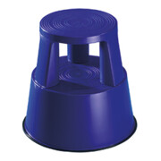 Tabouret roulant plastique bleu H. mit/sans charge 425/430 mm D. oben 290 mm D.