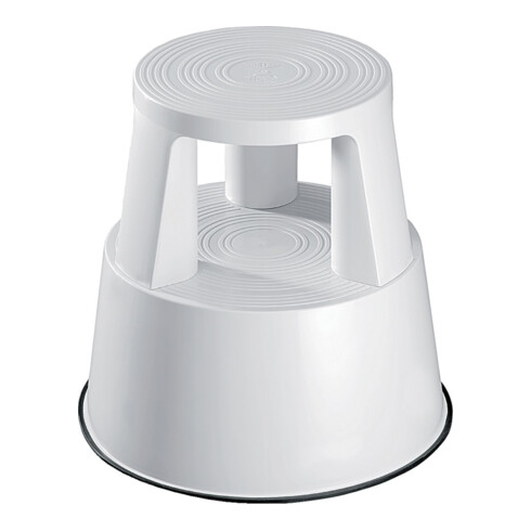 Tabouret roulant plastique noir H. mit/sans charge 425/430 mm D. oben 290 mm D.