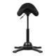 Tabouret selle de cheval avec assise creuse STIER, hauteur d&apos;assise 480-660 mm, noir-1