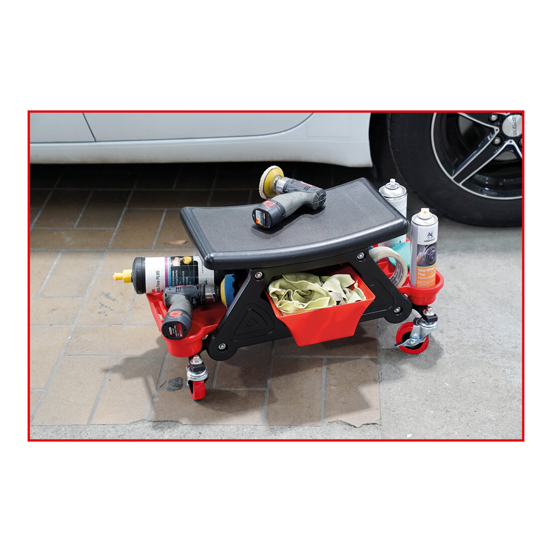 Tabouret sur roulette KS Tools L650xH350mm