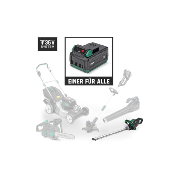 Taille-haies sans fil STIER SHS-54 + batterie 2,5 Ah + chargeur rapide + lunettes de soleil gratuites
