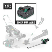 Taille-haies sans fil STIER SHS-54 + batterie, 36 V 2,5 Ah + chargeur rapide 36 V 3 A + batterie gratuite-2