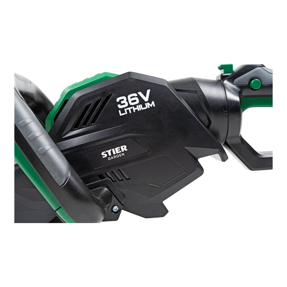 Taille-haies sans fil STIER SHS-54 + batterie, 36 V 2,5 Ah + chargeur rapide 36 V 3 A + batterie gratuite