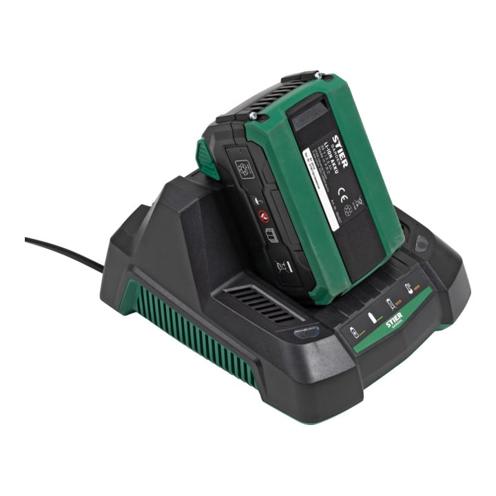 Taille-haies sans fil STIER SHS-54 + batterie, 36 V 2,5 Ah + chargeur rapide 36 V 3 A + batterie gratuite