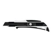 TAJIMA Coltello multiuso con impugnatura in bimateriale e punta di lavoro con 1 lama Razar Black, 18mm-1