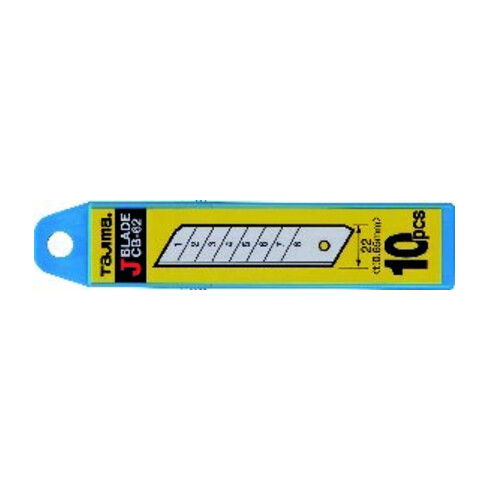 TAJIMA Cutterklinge CB62H 22 mm, 10 pcs pour LC620, DC610, DC690