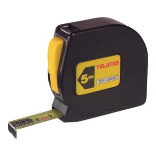 Tajima Taschenbandmaß TOP CONVE 5mx13mm gelb