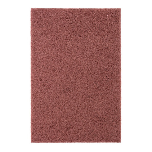 Tampon abrasif POLINOX® L224xB154mm fin 280 brun rougeâtre PFERD
