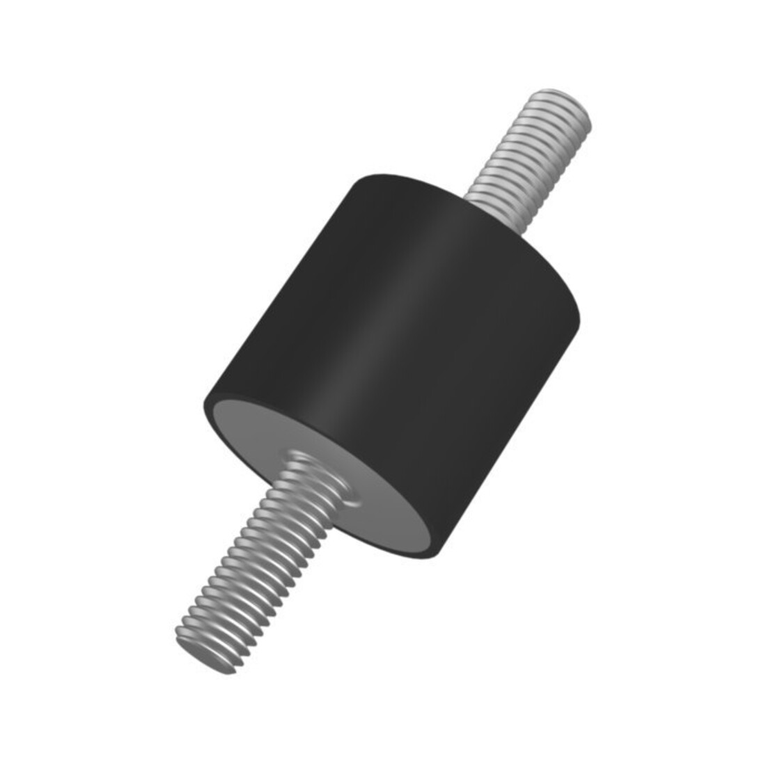 Tampon caoutchouc-métal cylindrique Type A D100xH55mm M16x41 NR57